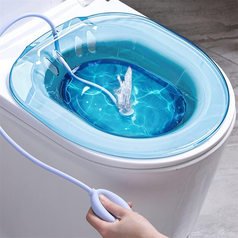 Joyplanet Blue Soak Transparent Sit Basin