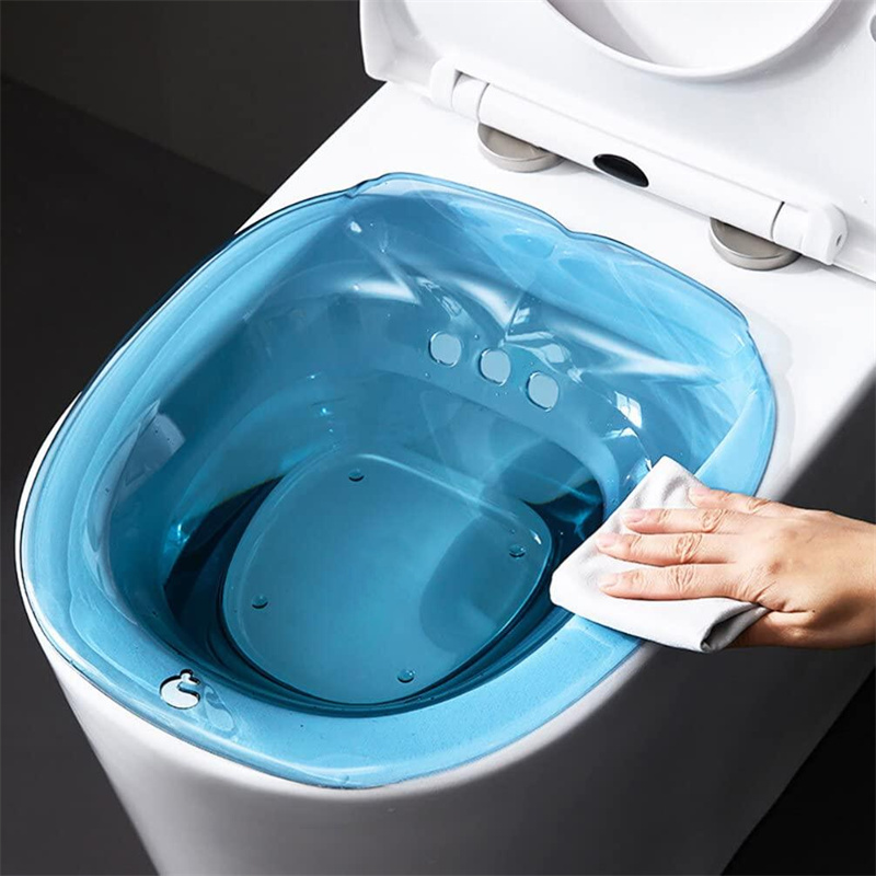Joyplanet Blue Soak Transparent Sit Basin