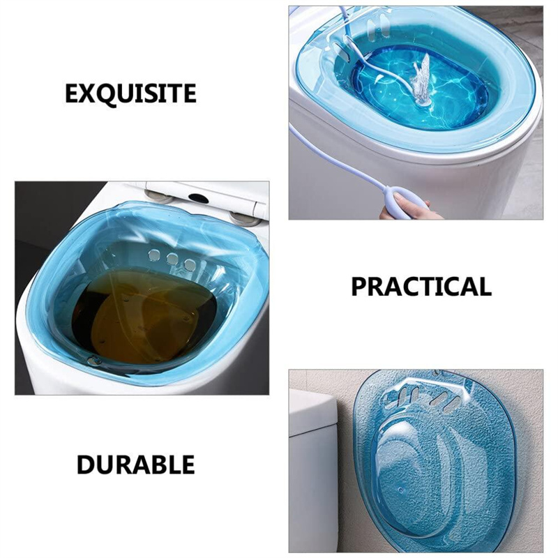 Joyplanet Blue Soak Transparent Sit Basin